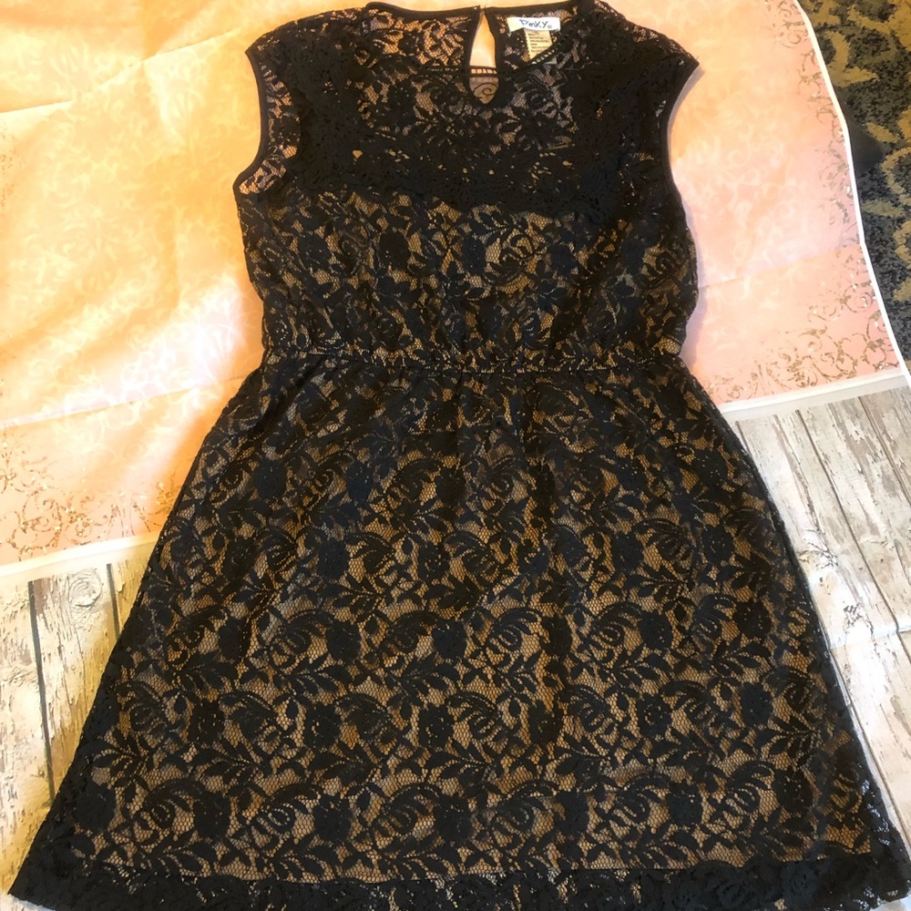 Black Lace Pinky Dress 👗